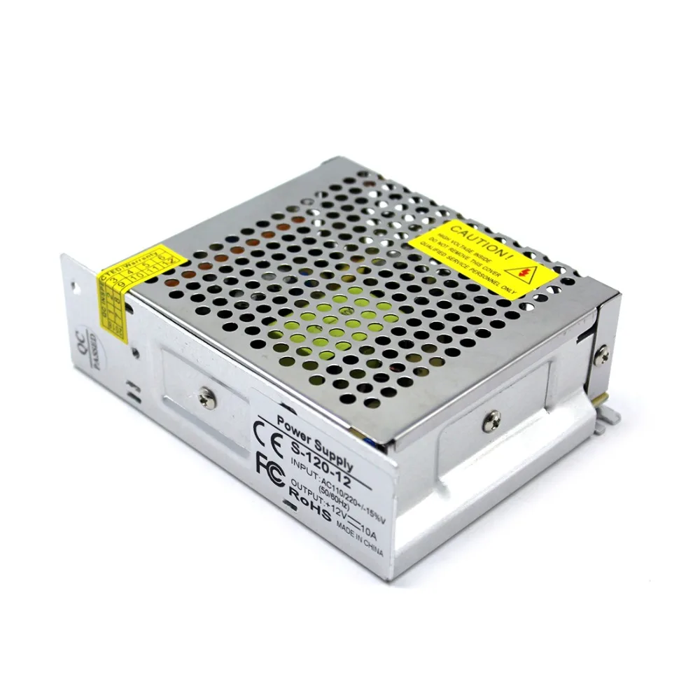 Dc12V 120 Вт небольшой объем одиночный выход импульсный источник питания 12 В 10 А