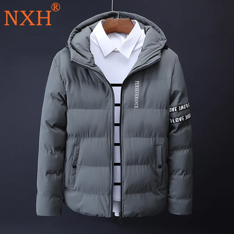 NXH 2019 большой размер 7XL Мужская Зимняя Толстая куртка пальто мужские парки