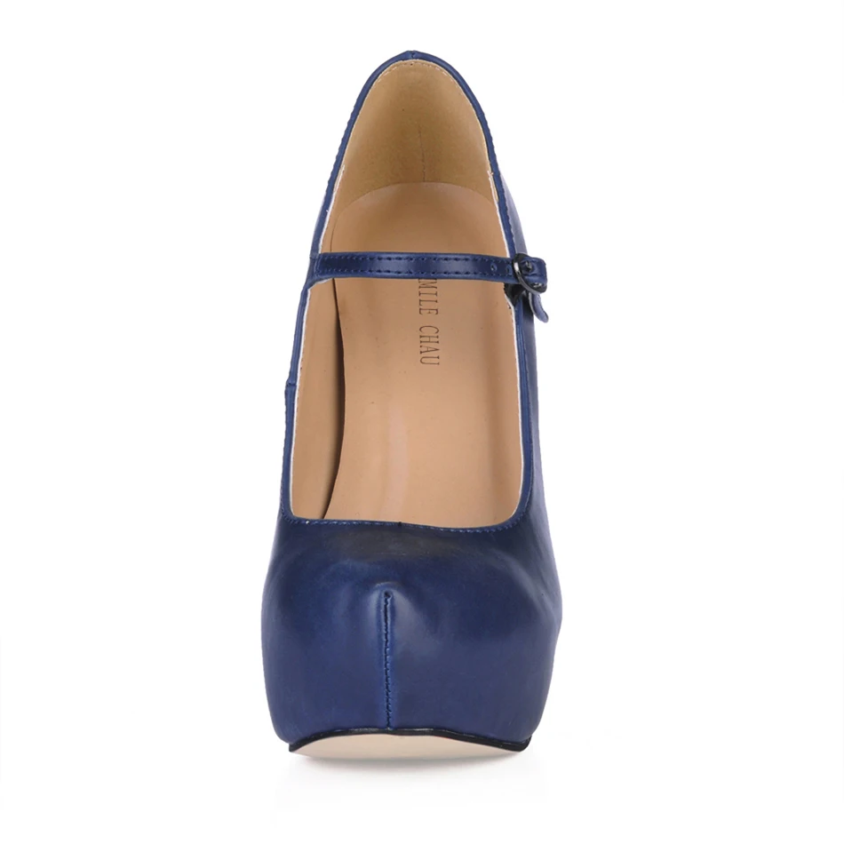 Пикантные вечерние женские туфли-лодочки на платформе с круглым носком; zapatos mujer Tacon Alto de Aguja Vestido de Fiesta Moda YJ3463B-b1