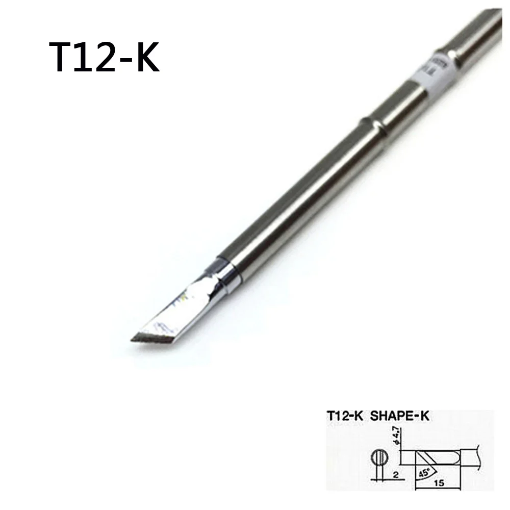 5 шт./Лот размеры безсвинцовый Женский/Φ/T12-D24 наконечник для паяльника аксессуар