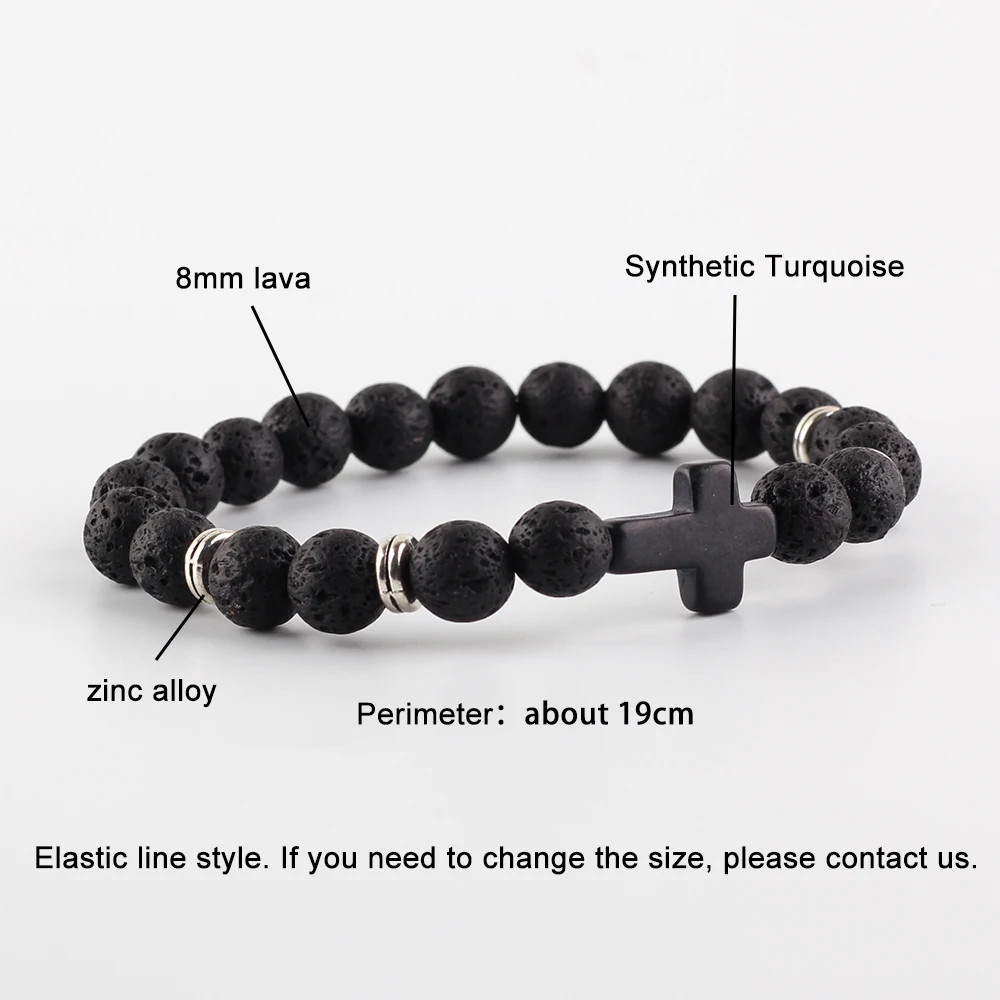 Браслет ручной работы с бусинами из лавы и натурального камня|bracelet lava stone|bead