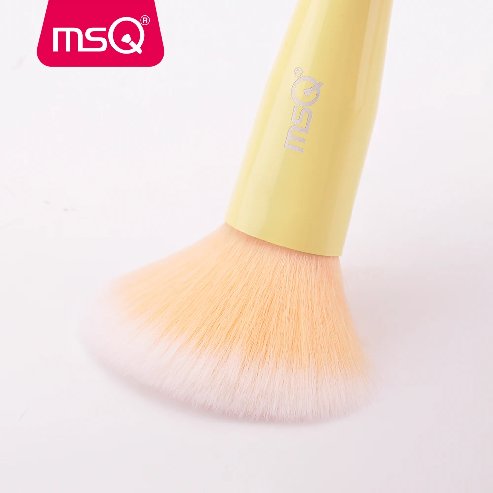 MSQ 12 шт. набор кистей для макияжа pincel пудра для макияжа основа для макияжа Тени для век кисти для макияжа бамбуковая пластиковая ручка синтетических волос