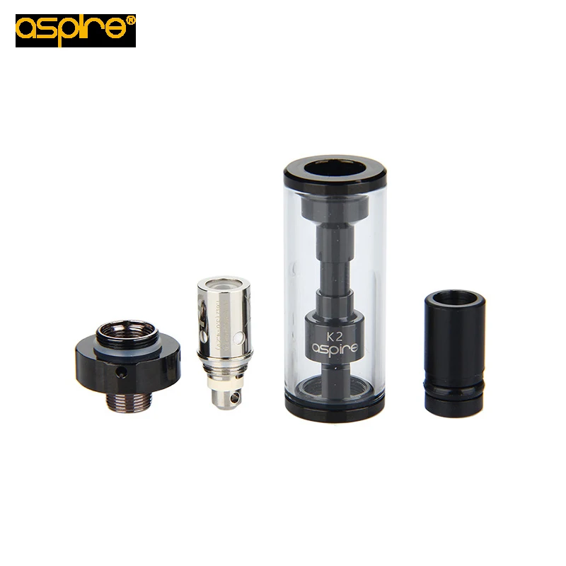 Aspire Оригинал K2 бак 1 8 мл bvc емкость TPD Замена Kanthal клиромайзер с 1.6ohm катушкой для Kit E