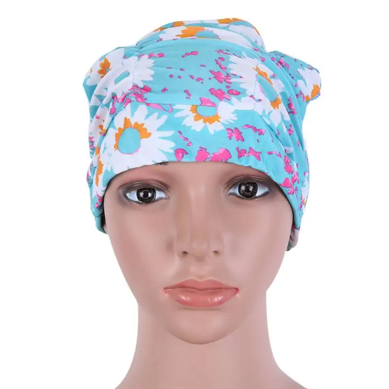 

Женская эластичная Кепка для плавания с длинными волосами из полиэстера