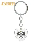 Новинка 2018, очаровательный брелок TAFREE для хоккея с шайбой, подвеска в виде сердца, брелок для ключа, Женский Мужской Подвеска для сумки HY21