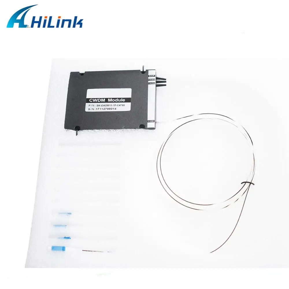 ABS коробка/пластиковая коробка 2 + 1CH CWDM Mux 1270-1610nm Экспресс-порт одноволоконный LC/UPC