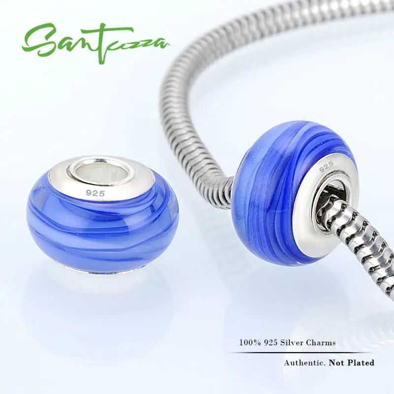 Муранские стеклянные бусины очаровательные подходят для браслета сделай сам