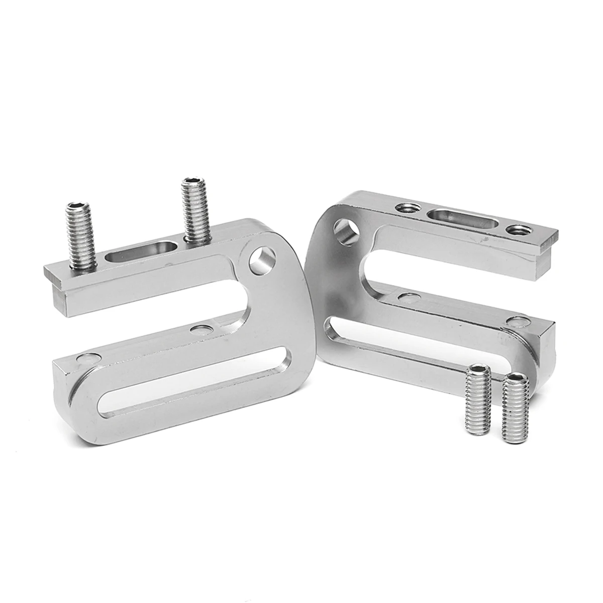 Unversal CNC алюминиевый мотоцикл Регулируемый зажим лобовое стекло расширение спойлер ветер экран дефлектор спойлер Ветер Дефлектор