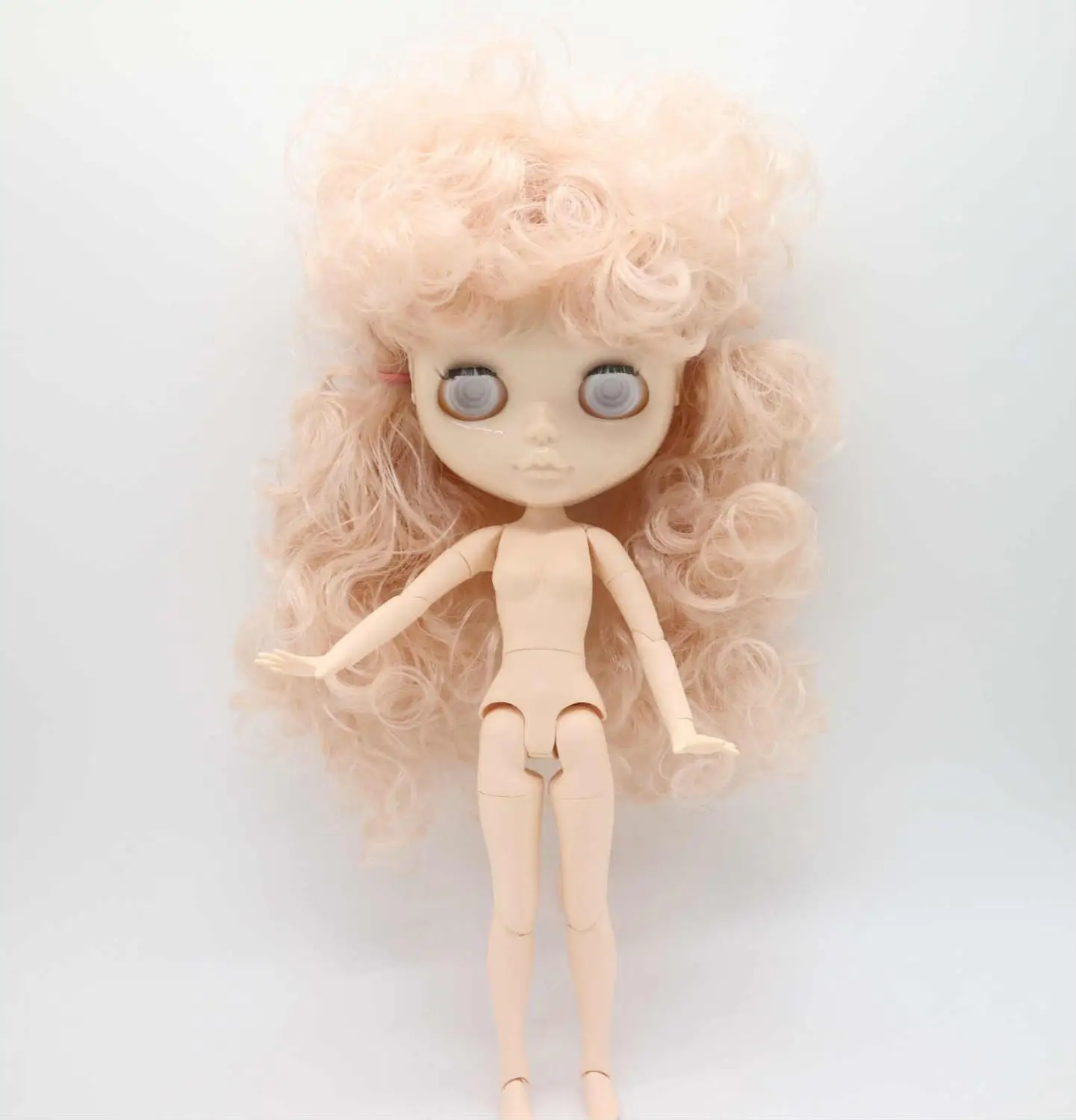 nude doll 4 Без глаз чипсы сустава Обнаженная Блит кукла лицо хранится - Цвет: nude doll 4