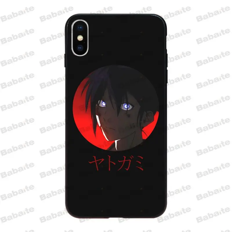Мягкий чехол для телефона Babaite из ТПУ с аниме рисунком норагами yato iPhone X Xs Xr XsMax 10 7