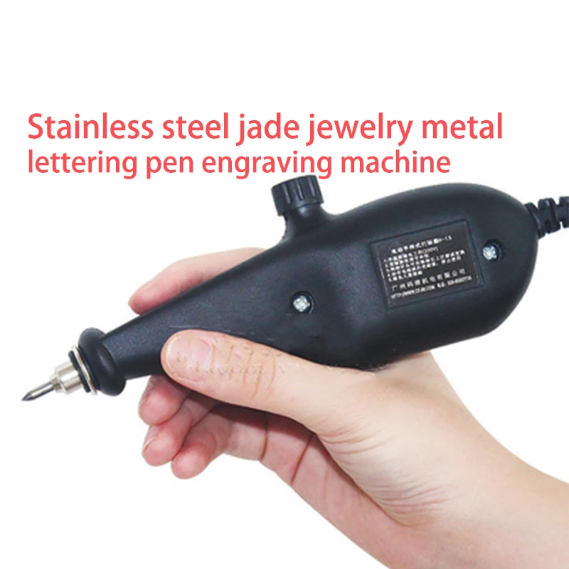 220V Mini Electric Engraving Pen Handheld marking machine for Carving on Jewelry Jade Metal Wood Stainless steel Lettering