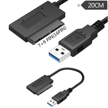 16 Pin 1 8 Новый твердотельный накопитель кабель легко Drive USB3.0 Micro SATA