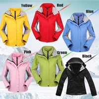 coonis 2 in1 windproof jacket waterproof coat jacket with hat for outdoor trip mountaineering climbing hiking camping
