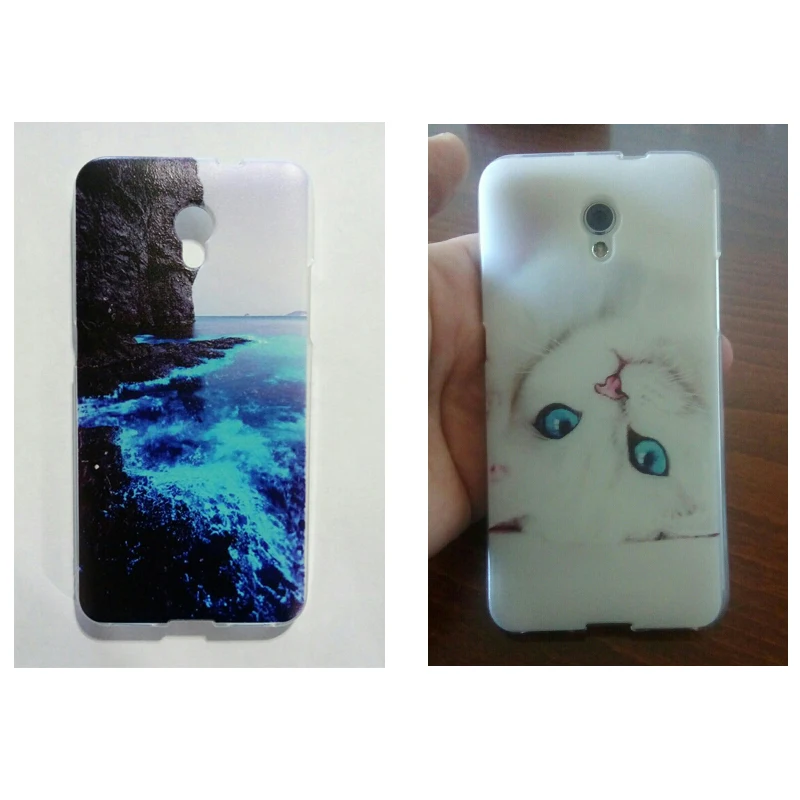 Чехол для ZTE Blade V7 / Мягкий Силиконовый ТПУ чехол V 7 умный с милым 3d рисунком V7|covers for