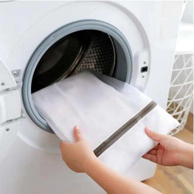 Очень большая Сетчатая Сумка для стирки 43x35 дорожная сумка общежития сетчатая на