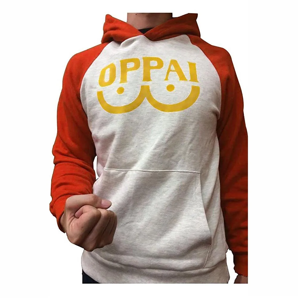 One Punch Man Hero Saitama Толстовка Oppai косплей костюм куртка с капюшоном толстовки Размер S
