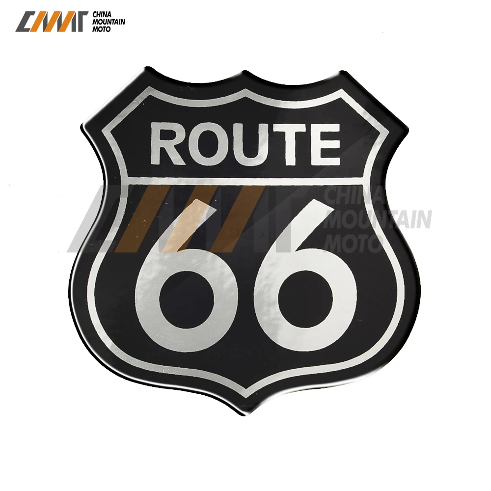 3D наклейка для мотоцикла американский Route 66 автомобиля хвост вездехода|Наклейки