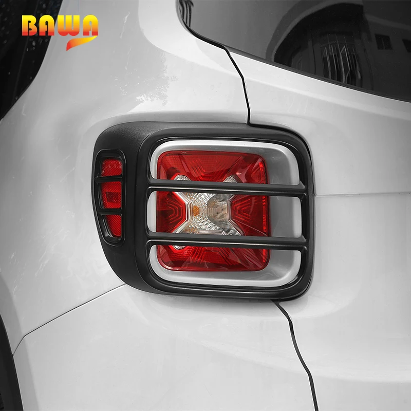 Капоты ламп BAWA для Jeep Renegade 2016-2017 металлический задний фонарь защитная крышка