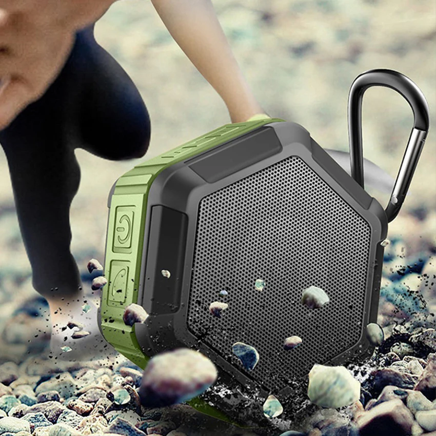 Aimitek Портативный Мини Bluetooth динамик беспроводной водонепроницаемый IP65 сабвуфер