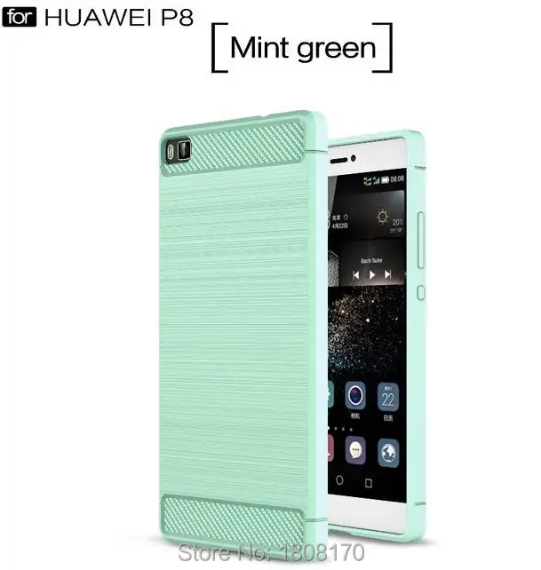 Модный гибридный защитный чехол из углеродного волокна для Huawei P8 P9 Lite Mate8 V8 Plus