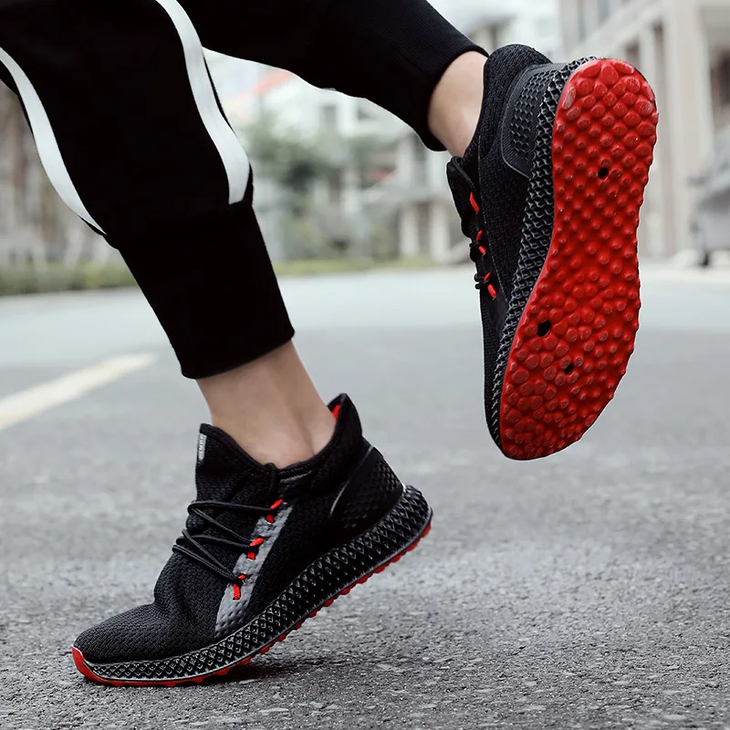 Fashion Men Casual Shoes Sneakers Breathable Comfortable Trainers Flats Lace Up Male Adult Footwear | Обувь