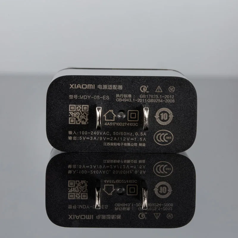 Быстрое зарядное устройство XIAOMI Redmi Note 7 K20 Pro QC3.0 12В/1.5A кабель USB TYPE C для Mi 8 9 9T SE 6 5 A1