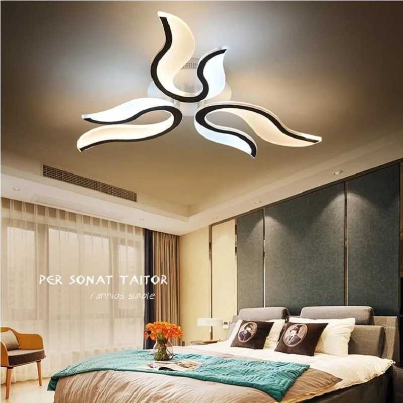 Фото 2019 Creative Modern Acrylic LED Ceiling Light Living Room Bedroom Lamp Home Indoor Deco Lighting fixture lampara techo Лампы и 2019 Creative Modern Acrylic LED Ceiling Light Living Room Bedroom Lamp Home Indoor Deco Lighting fixture lampara techo Лампы и