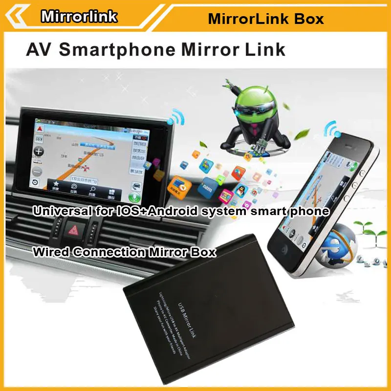 Универсальный автомобильный адаптер Mirror Link экран смартфона для Android IOS|Мониторы