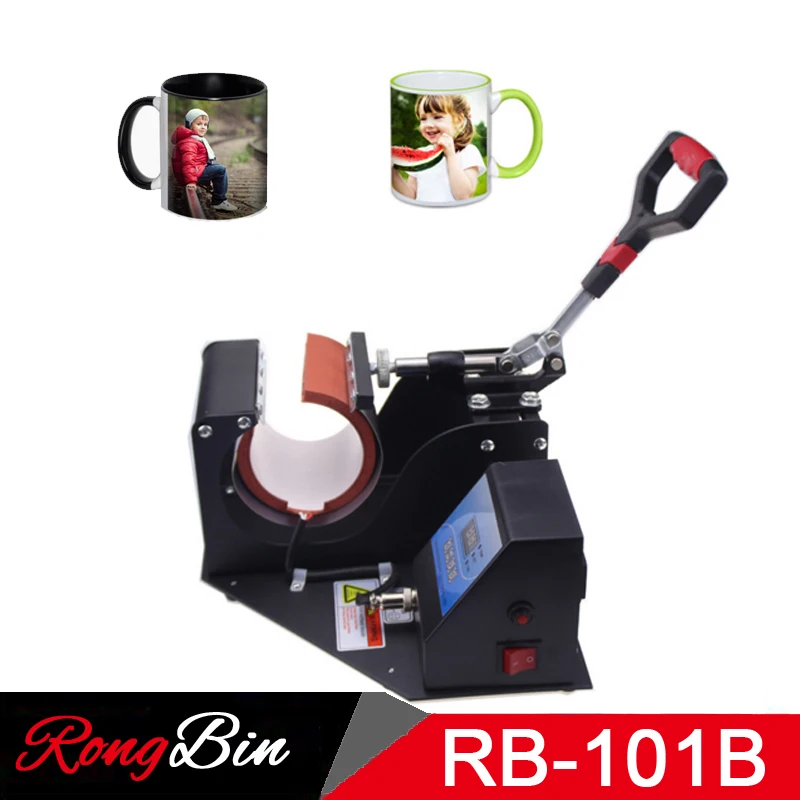 Новинка кружки с красной ручкой термопресс для сублимационной печати на кружках