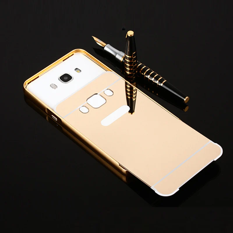 Роскошный зеркальный алюминий чехол для Samsung galaxy J2 Prime металлический бампер Galaxy