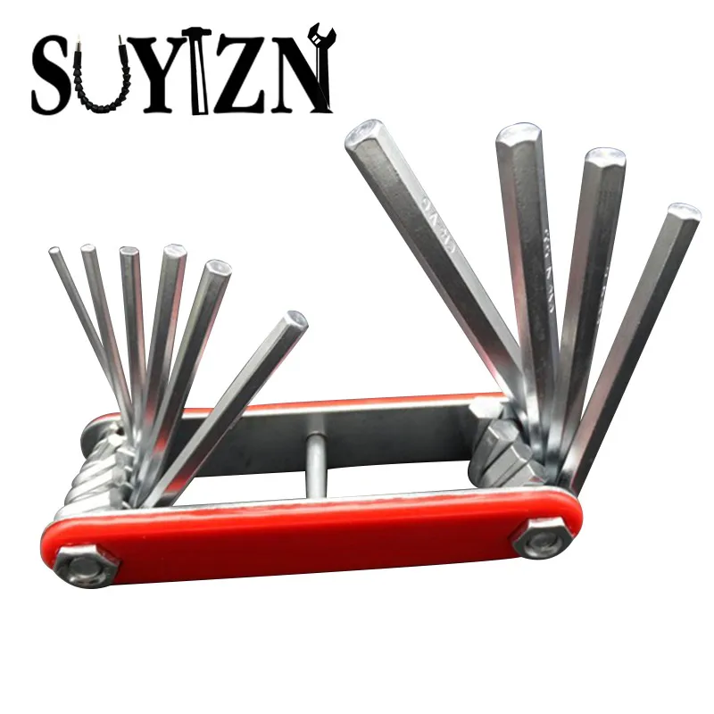 10 шт./компл. высокое качество Портативный складной ключ Набор шестигранных