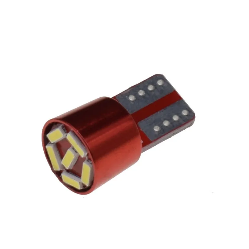 10 шт. Горячая продажа T10 светодиодный 168 194 501 W5W 6 4014 SMD автомобиль авто DC 12 В ампулы