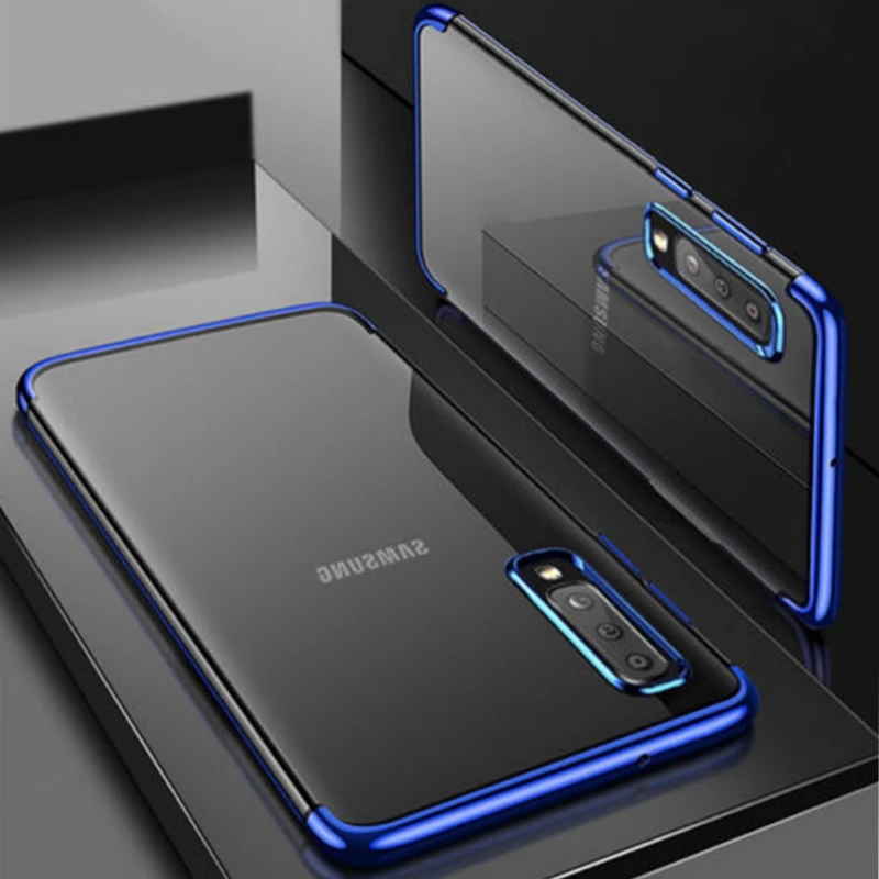 Ультратонкий чехол из ТПУ для Samsung A7 2018 6 0 мягкий силиконовый Galaxy накладка A730F A 7