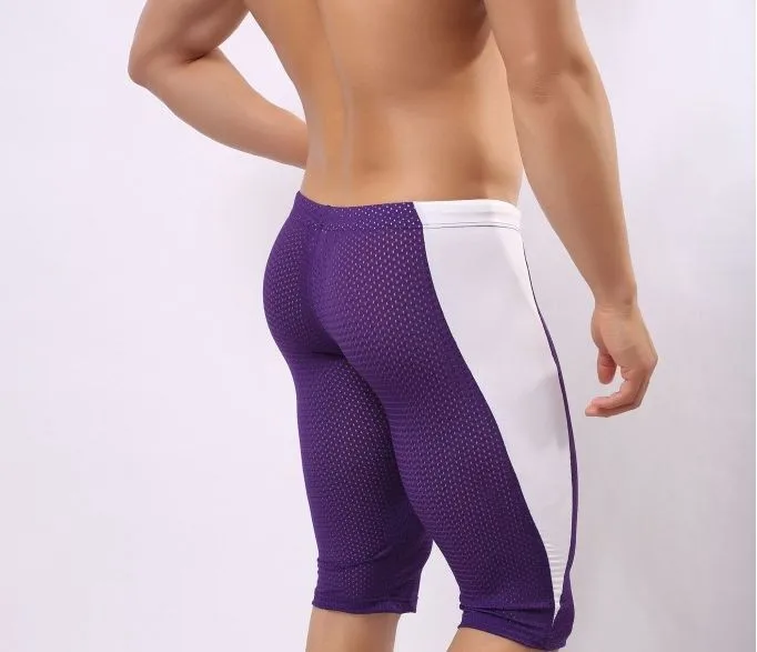 Сексуальные шорты с сеткой мужские купальные пляжные для серфинга короткий