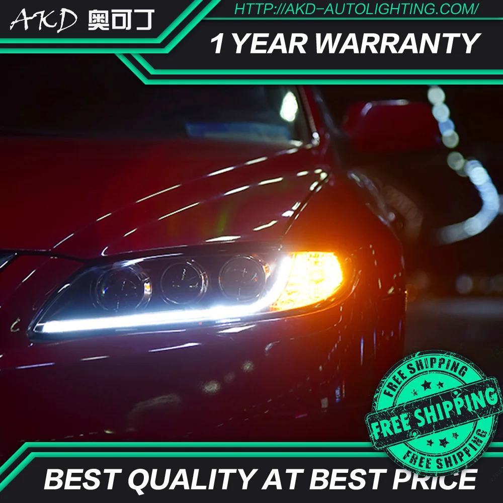 АКД автомобильного тюнинга фара для Mazda 6 2004-2015 светодиодные фары DRL