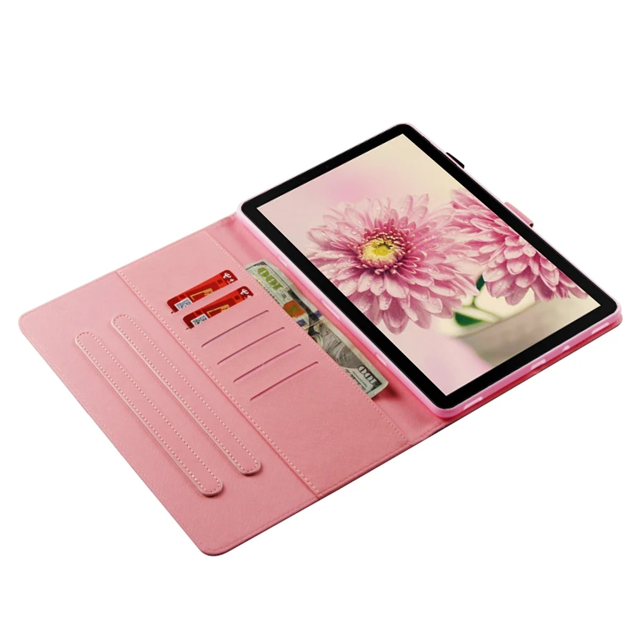Для Samsung Galaxy Tab S4 10 5 дюйма T830 T835 красивые цветы милый рисунок кожа матовая ТПУ
