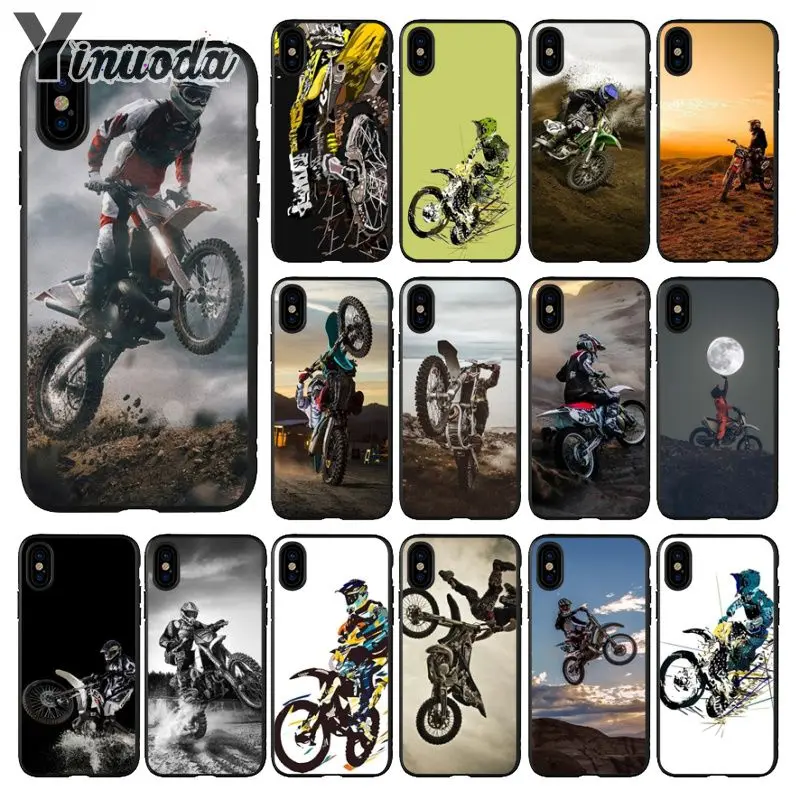 Yinuoda мотоциклетный чехол для телефона высокого качества iPhone X XS MAX 6 6s 7 7plus 8 8Plus 5 5S SE