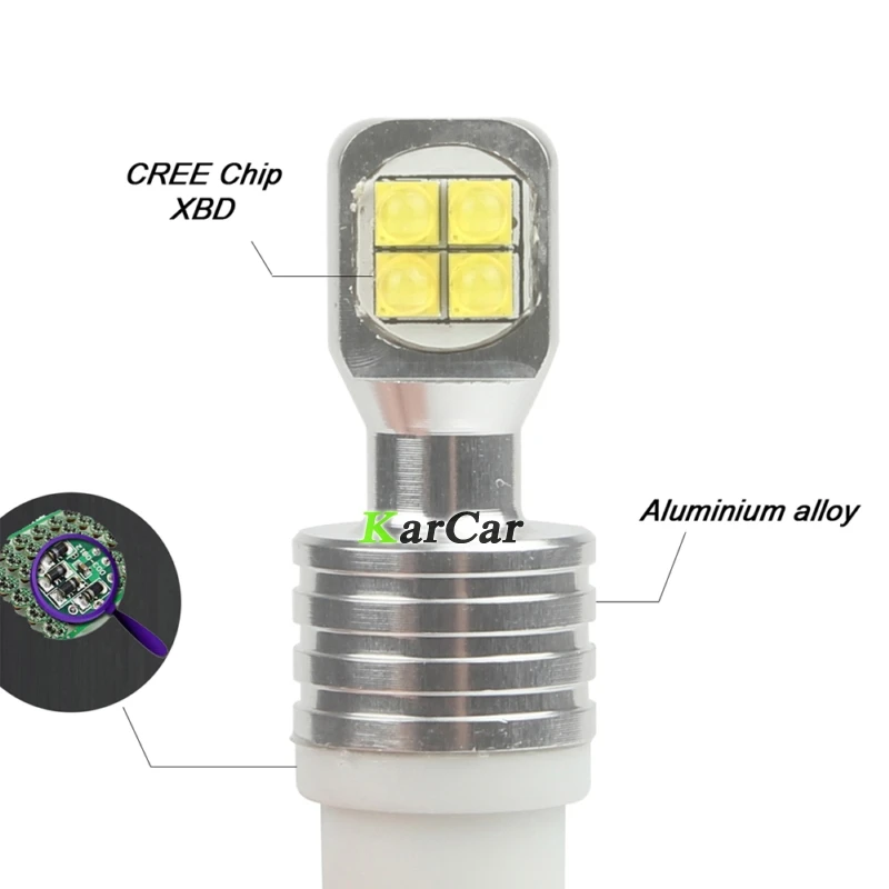 2x Новый 40 Вт CREE чип XBD 390LM T10 194 W5W светодиодный задний фонарь 912 габаритный
