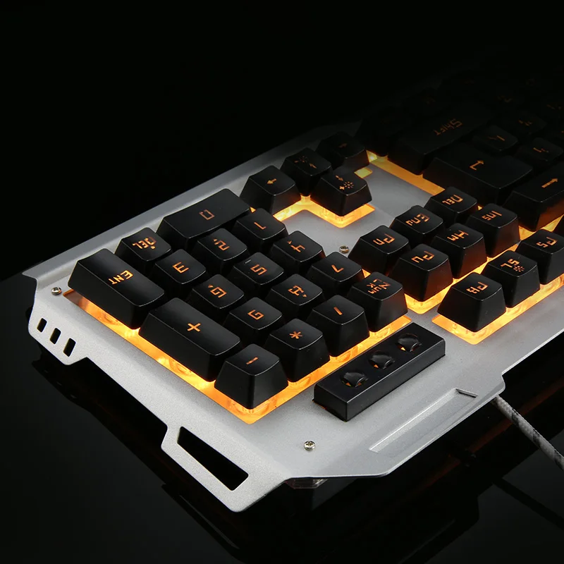 Проводная USB клавиатура с подсветкой 6 кнопок 3200 DPI|keyboard mice|mouse gamer keyboardwired keyboard mouse |