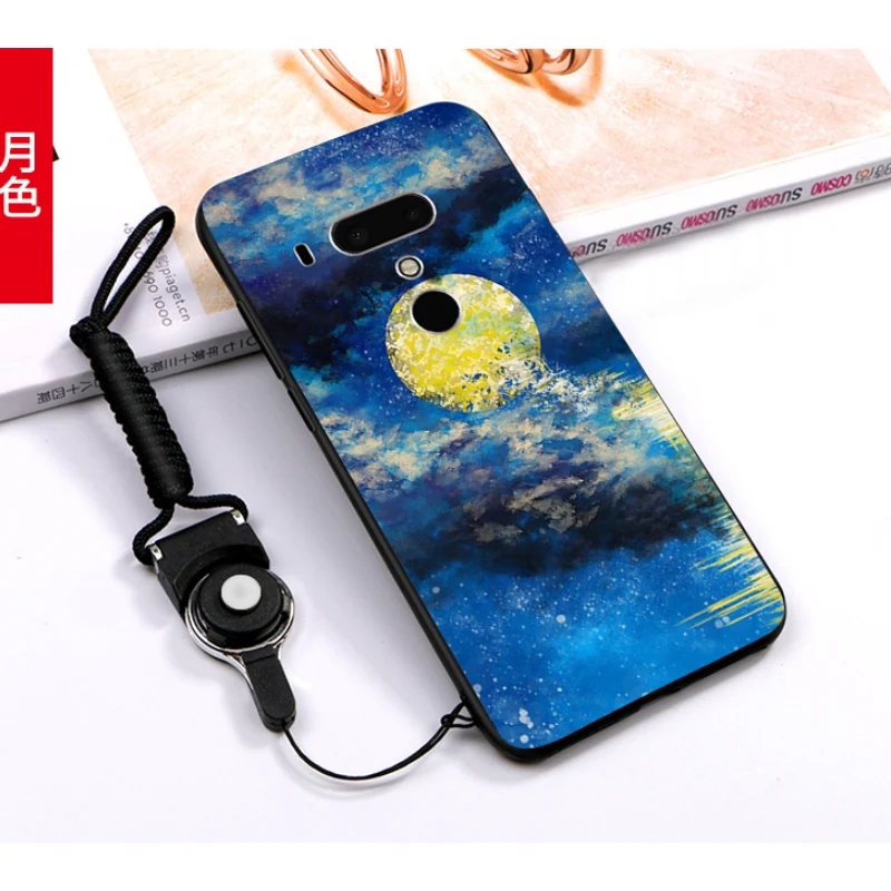 Для htc U12 PLUS + чехол Прекрасный Окрашенные мультфильм мягкий чехол-накладка для