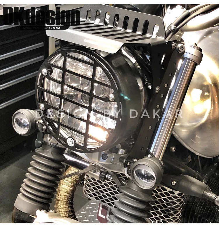 DKdesign черная анодная окислительная Защитная крышка для головы мотоцикла BMW R NineT