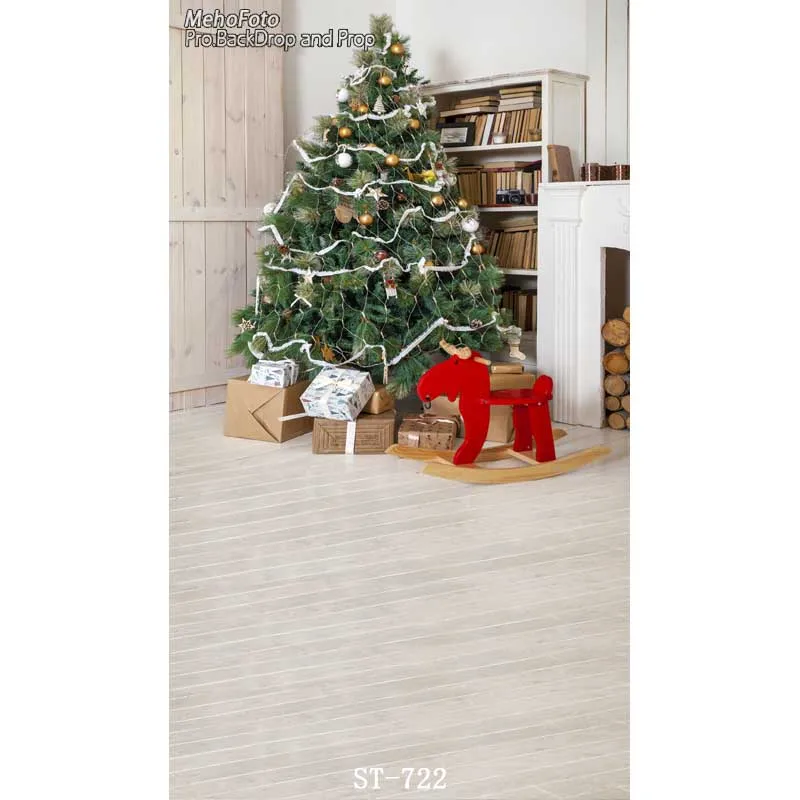 Тонкие виниловые фоны для фотографирования с изображениями на тему Рождества