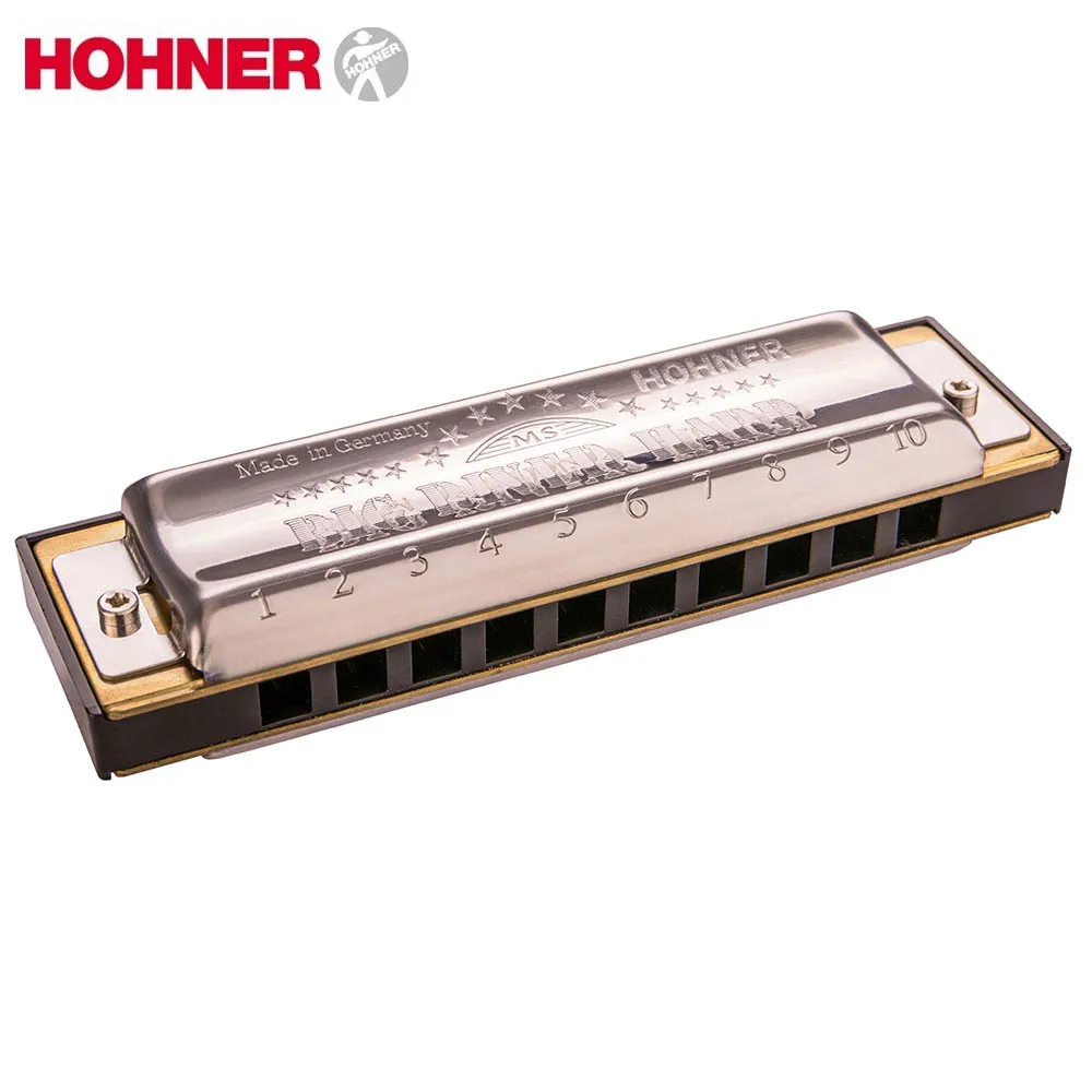 Hohner большая речная диатоническая губная гармоника с 10 отверстиями губная гармоника диатонический блюз Арфа Ключ C ABS гребень Музыкальные инструменты