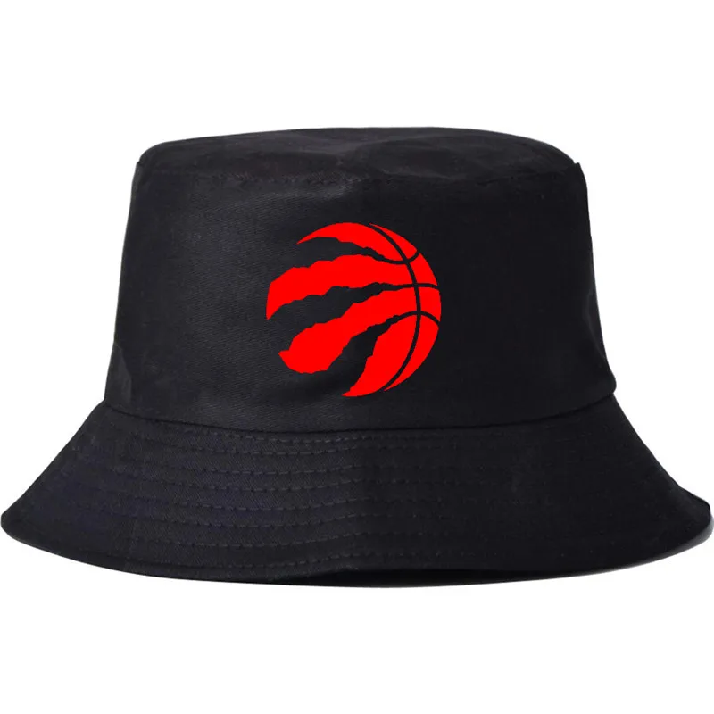 Женская и мужская Трикотажная шапка-ведро Raptors Панама с принтом плоский козырек