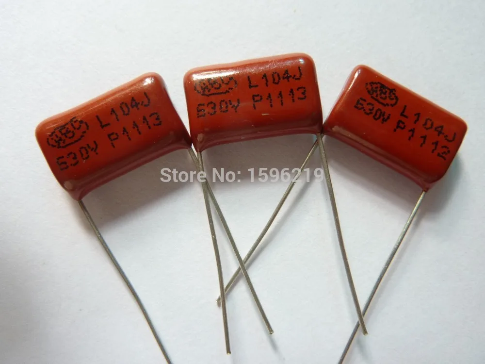 

10pcs CBB 104 630V 104J CBB21 0.1UF 100nF P15 Metallized Polypropylene Film Capacitor