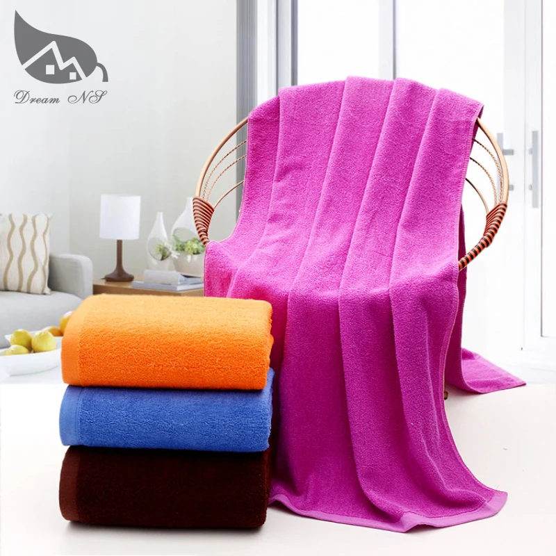 70 x180cm super increase Bath Towel for Adults Thick Men Sport Beach Towel Bathroom Outdoor Travel Big Towel White Blue& Orange