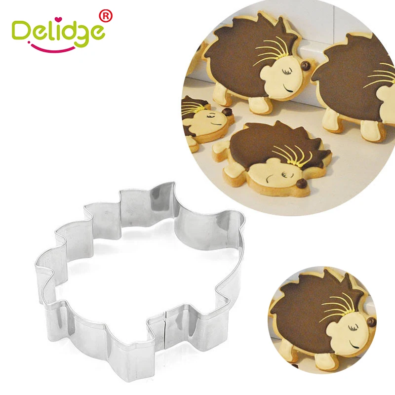 Delidge 1 шт. форма для печенья в виде Ежика форме животного из нержавеющей стали