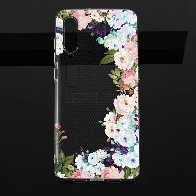 Силиконовый мягкий чехол из ТПУ с кружевными цветами для Xiao mi Red mi Note 7 6 5 4 Pro 4X5 Plus 5A Prime A1 6X PocoPhone F1 mi 9 8 A2 lite чехол