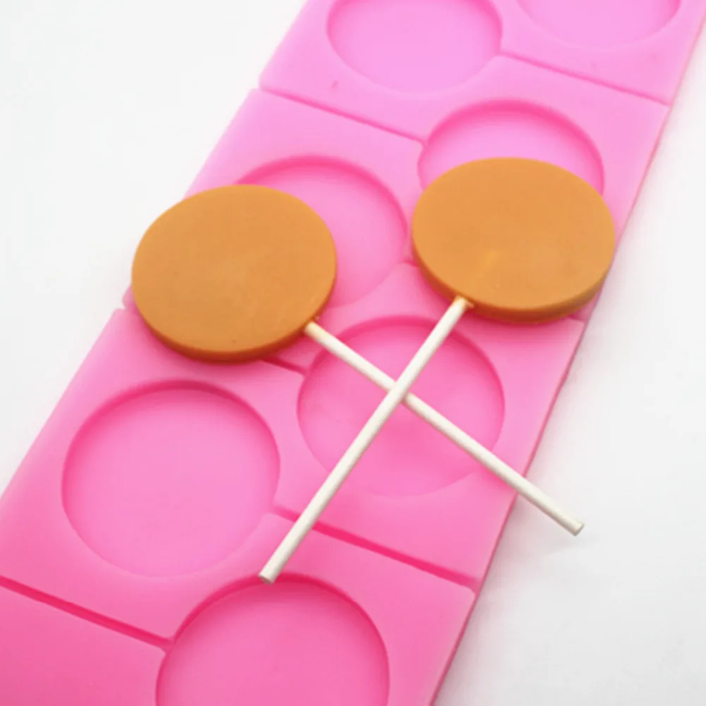 Новинка! Хит! Круглые сферические звезды lollipop молекулярная силиконовой формы для