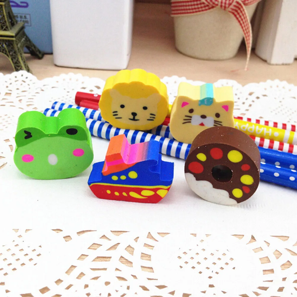 

1Pcs Package Cartoon Characters Eraser Rubber Eraser Primary Student Prizes Gift Stationery